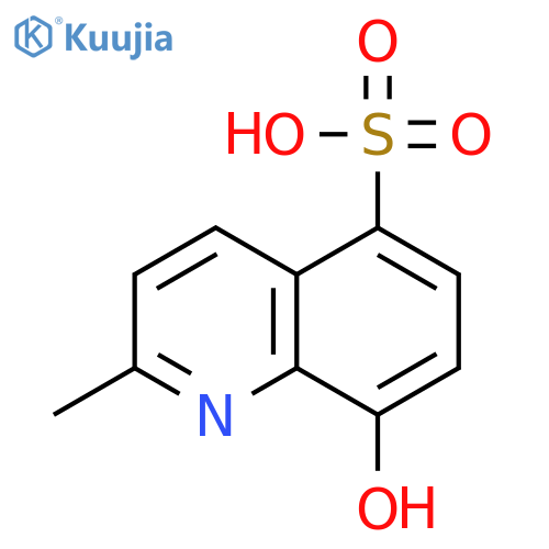 5-Quinolinesulfonic acid, 8-hydroxy-2-methyl- structure