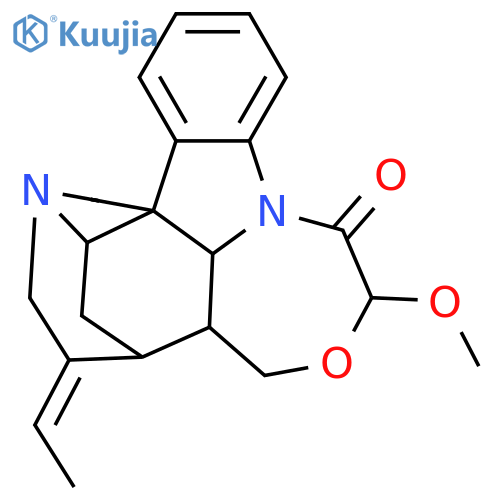 12H-1,13-Ethano[1,4]oxazepino[4,5,6-lm]pyrrolo[2,3-d]carbazol-9(10H)-one, 15-ethylidene-2,3,12a,13,14,14a-hexahydro-10-methoxy-, [C(S),1S,3aR,12aR,13R,14aS,15E]- structure