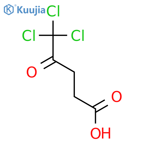 Pentanoic acid,5,5,5-trichloro-4-oxo- structure