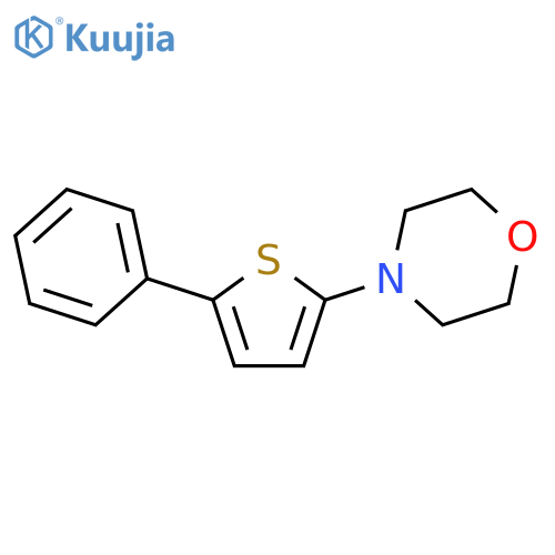4-(5-phenylthiophen-2-yl)morpholine structure
