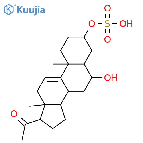 3,6-Dihydroxypregn-9(11)-en-20-one; (3β,5α,6α)-form, 3-Sulfate structure