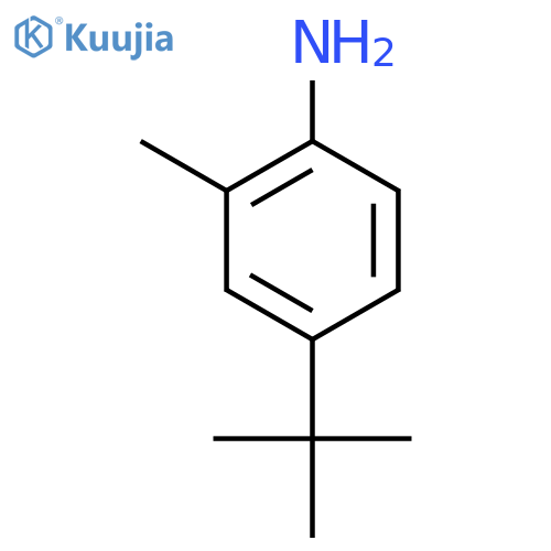 4-tert-Butyl-2-methylaniline structure