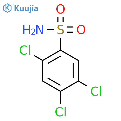 2,4,5-Trichlorobenzenesulfonamide structure