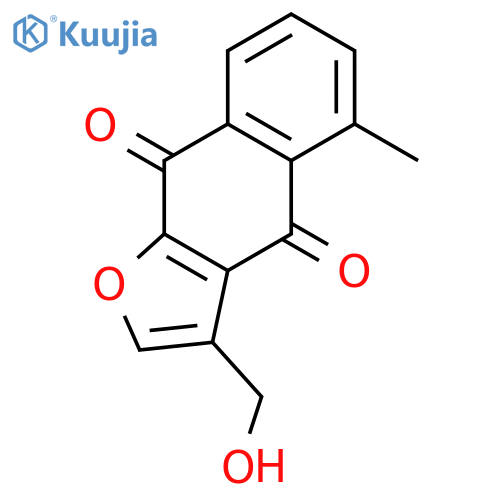 Naphtho[2,3-b]furan-4,9-dione,3-(hydroxymethyl)-5-methyl- structure