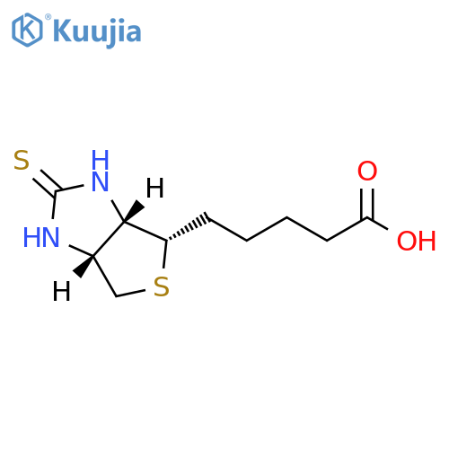 1H-Thieno[3,4-d]imidazole-4-pentanoic acid, hexahydro-2-thioxo-, (3aS,4S,6aR)- structure