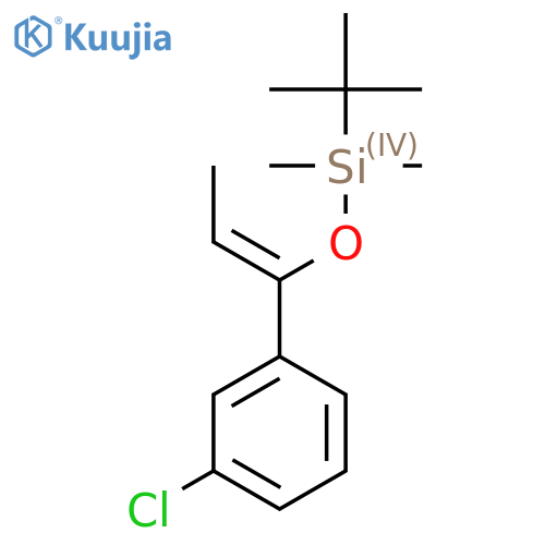 1-Chloro-3-(1Z)-1-(1,1-dimethylethyl)dimethylsilyloxy-1-propen-1-yl-benzene structure