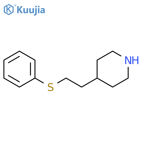 4-2-(phenylsulfanyl)ethylpiperidine structure