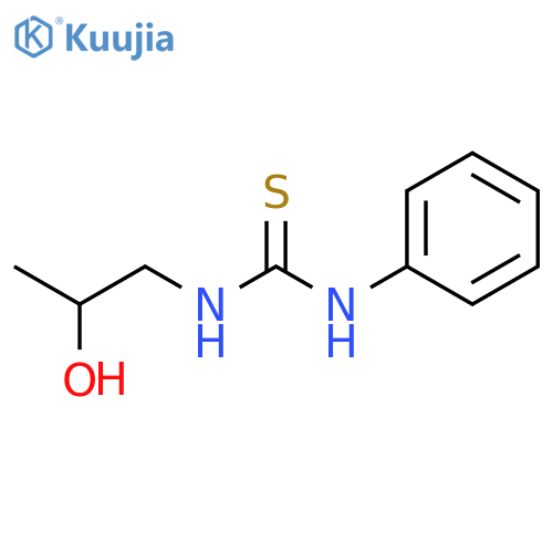 1-(2-HYDROXY-PROPYL)-3-PHENYL-THIOUREA structure
