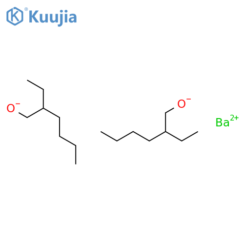 1-Hexanol, 2-ethyl-,barium salt (2:1) structure