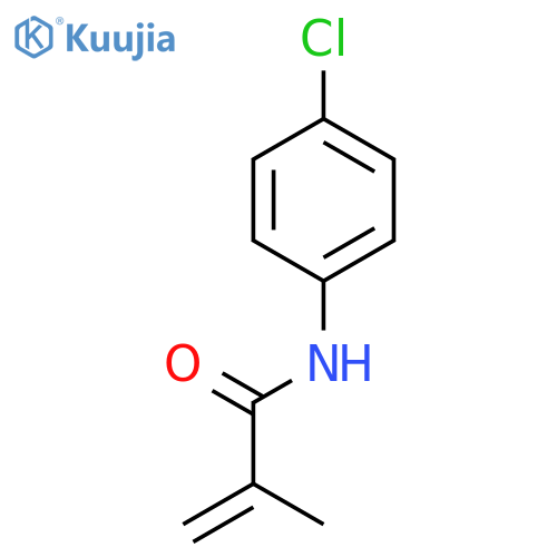 2-Propenamide,N-(4-chlorophenyl)-2-methyl- structure