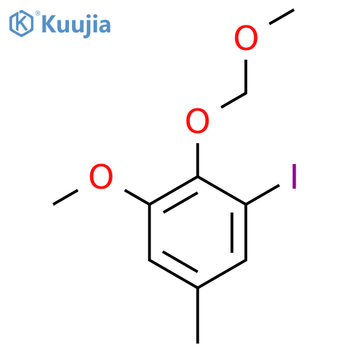 1-Iodo-3-methoxy-2-(methoxymethoxy)-5-methylbenZene structure