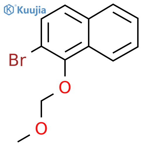 2-Bromo-1-(methoxymethoxy)naphthalene structure