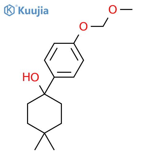 1-(4-(Methoxymethoxy)phenyl)-4,4-dimethylcyclohexanol structure