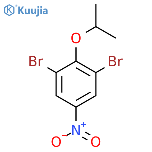 1,3-Dibromo-2-isopropoxy-5-nitrobenzene structure
