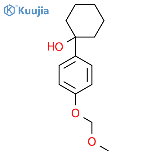 1-(4-(Methoxymethoxy)phenyl)cyclohexanol structure