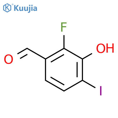 2-Fluoro-3-hydroxy-4-iodobenZaldehyde structure