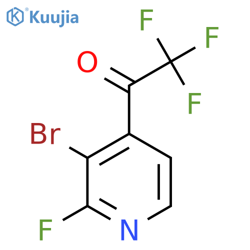 1-(3-Bromo-2-fluoropyridin-4-yl)-2,2,2-trifluoroethanone structure