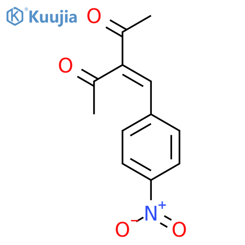 2,4-Pentanedione, 3-[(4-nitrophenyl)methylene]- structure