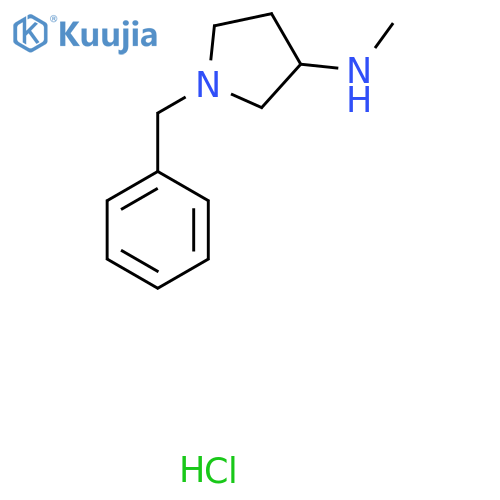 1-benzyl-N-methylpyrrolidin-3-amine hydrochloride structure
