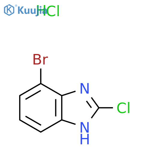 4-Bromo-2-chloro-1H-benzo[D]imidazole hydrochloride structure