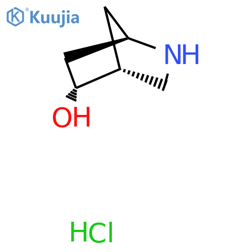 (1R,4R,5R)-2-azabicyclo[2.2.1]heptan-5-ol;hydrochloride structure