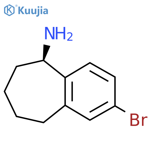 (5R)-2-Bromo-6,7,8,9-tetrahydro-5H-benzo[7]annulen-5-amine structure