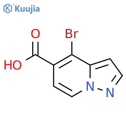 4-Bromopyrazolo[1,5-a]pyridine-5-carboxylic acid structure
