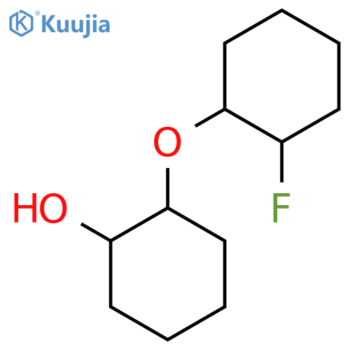(1RS&,2RS&)-2-{(1RS,2RS)-2-fluorocyclohexyloxy}cyclohexan-1-ol structure