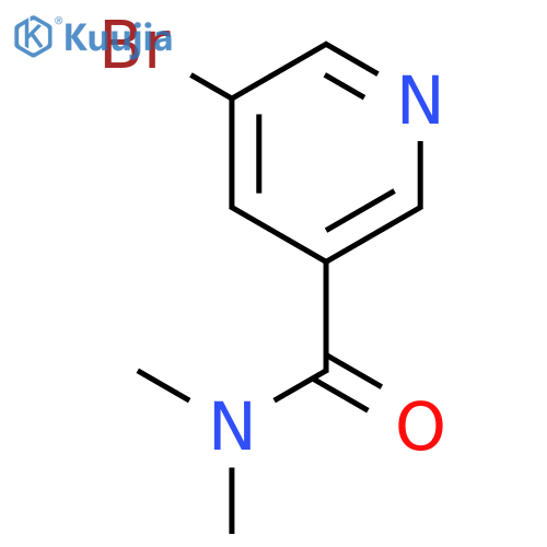 5-Bromo-N,N-dimethylnicotinamide structure