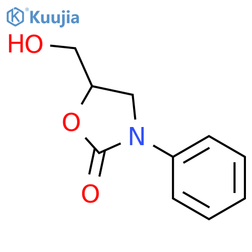 5-(hydroxymethyl)-3-phenyl-1,3-oxazolidin-2-one structure