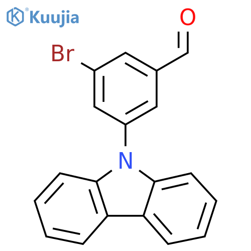 3-Bromo-5-(9H-carbaZol-9-yl)benZaldehyde structure
