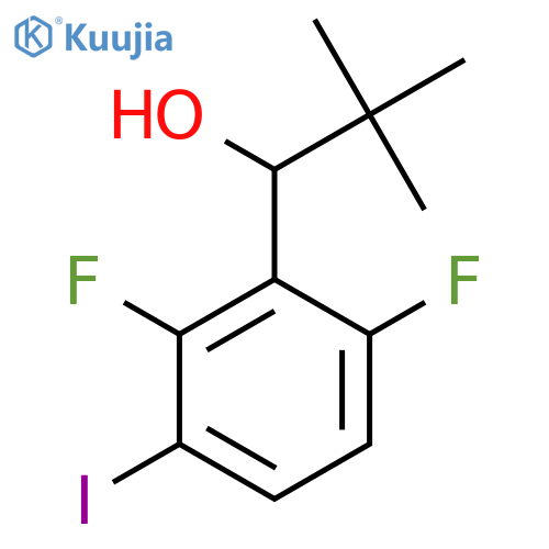 1-(2,6-Difluoro-3-iodophenyl)-2,2-dimethylpropan-1-ol structure