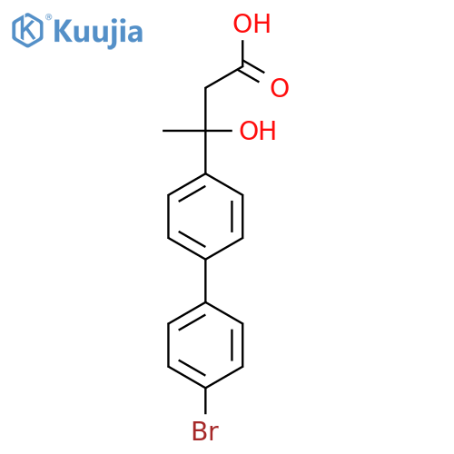 3-(4'-Bromo-[1,1'-biphenyl]-4-yl)-3-hydroxybutanoic acid structure