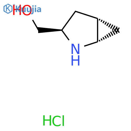[(1S,3R,5S)-2-azabicyclo[3.1.0]hexan-3-yl]methanol;hydrochloride structure