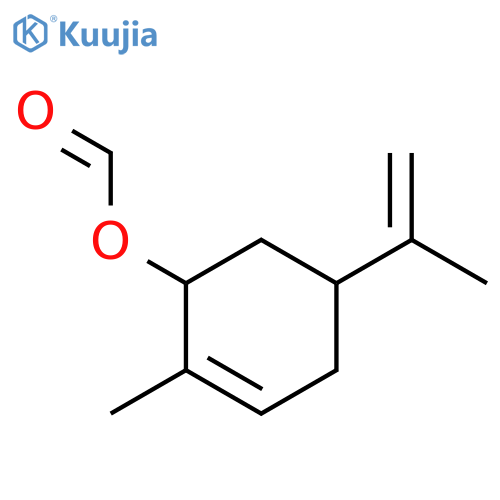 2-Cyclohexen-1-ol,2-methyl-5-(1-methylethenyl)-, 1-formate structure