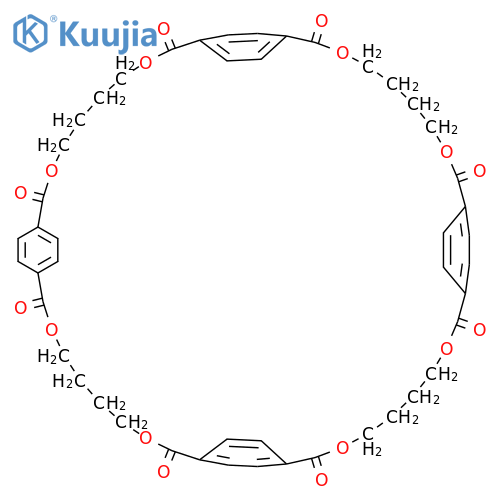 Cyclotetrakis(1,4-butylene Terephthalate) structure