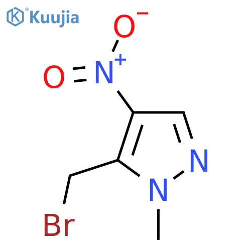 5-(bromomethyl)-1-methyl-4-nitro-1H-pyrazole structure