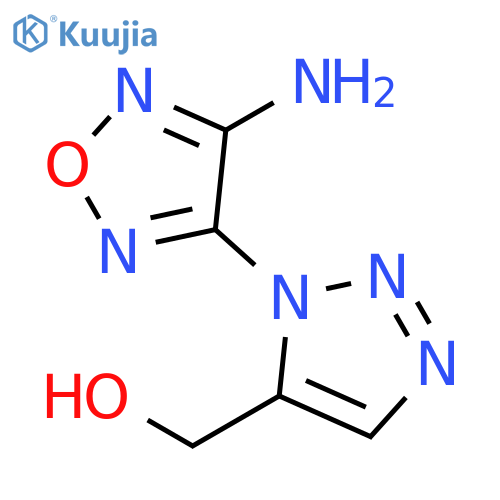 1H-1,2,3-Triazole-5-methanol, 1-(4-amino-1,2,5-oxadiazol-3-yl)- structure