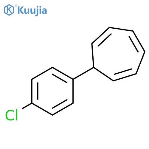 1,3,5-Cycloheptatriene, 7-(4-chlorophenyl)- structure