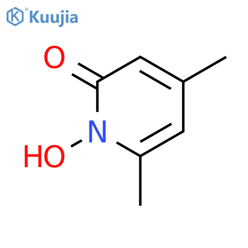 2(1H)-Pyridinone,1-hydroxy-4,6-dimethyl- structure