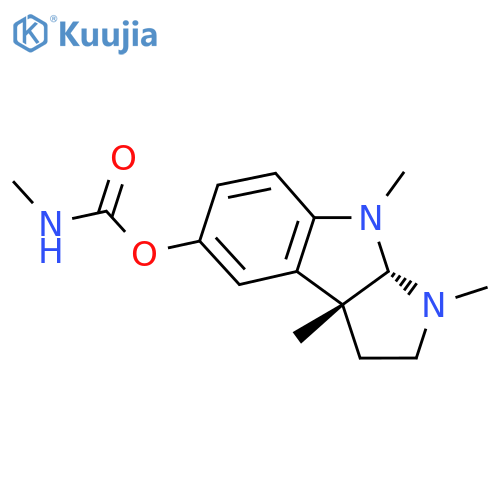 (+)-Physostigmine structure
