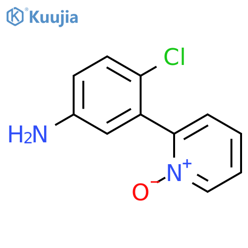Benzenamine, 4-chloro-3-(1-oxido-2-pyridinyl)- structure