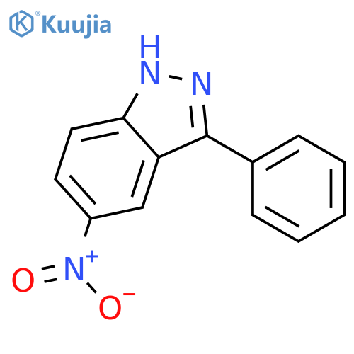 5-Nitro-3-phenyl-1H-indazole structure