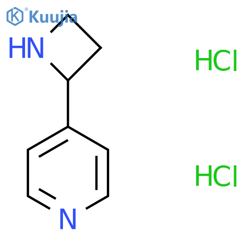 4-(Azetidin-2-yl)pyridine dihydrochloride structure
