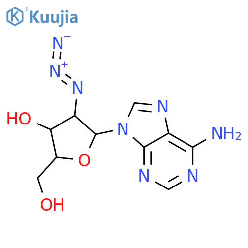 9H-Purin-6-amine,9-(2-azido-2-deoxy-b-D-xylofuranosyl)- structure
