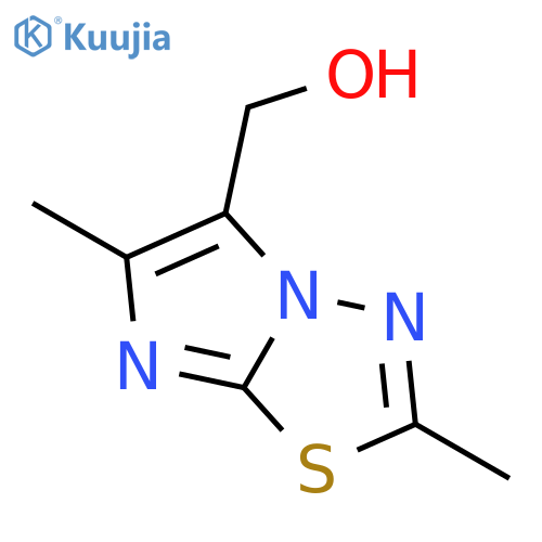 {dimethylimidazo2,1-b1,3,4thiadiazol-5-yl}methanol structure