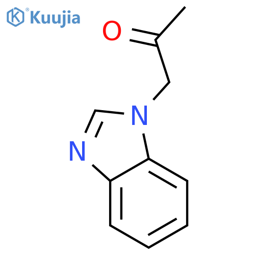 2-Propanone,1-(1H-benzimidazol-1-yl)-(9CI) structure