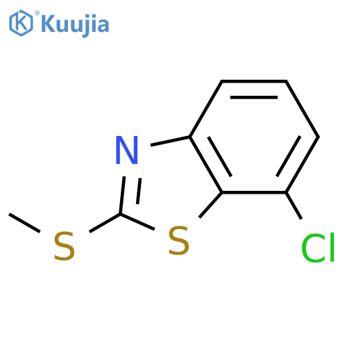 7-Chloro-2-(methylthio)benzo[d]thiazole structure