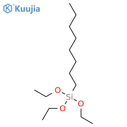 Triethoxyoctylsilane structure