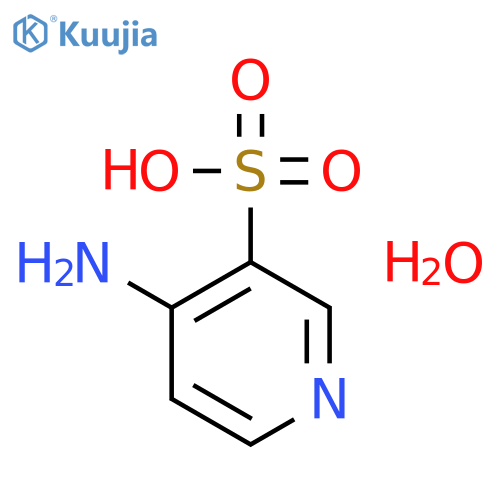 4-Aminopyridine-3-sulfonic acid monohydrate structure